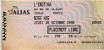 L'Erotika, Paris (TICKET, FRANCE) 1995.10.26