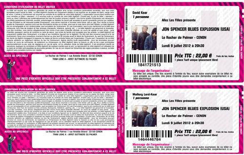 The Jon Spencer Blues Explosion - Le Rocher de Palmer, Cenon, France (9 July 2012)