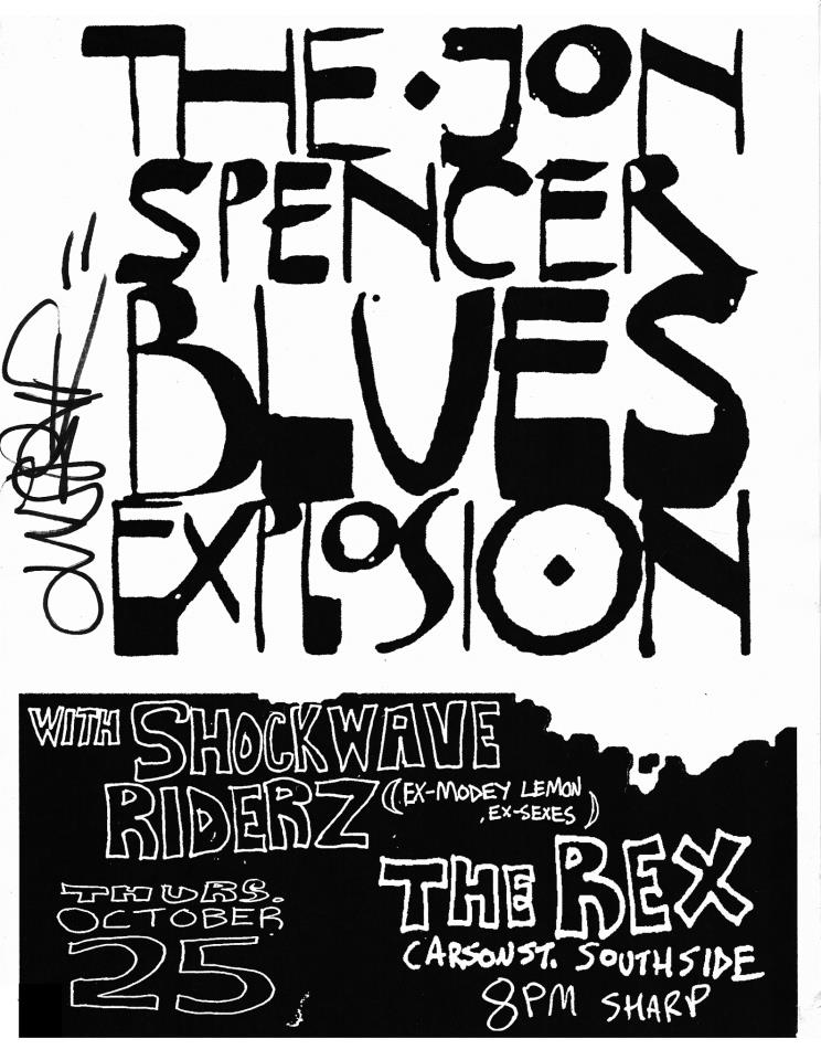 Jon Spencer Blues Explosion - Rex Theatre, Pittsburgh, PA, US (25 October 2012)
