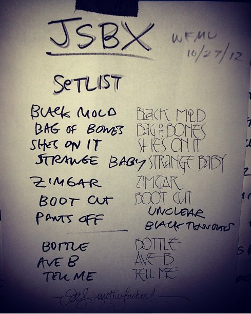 Jon Spencer Blues Explosion - WFMU Cherry Blossom Clinic, Jersey City, New Jersey, US (27 October 2012)