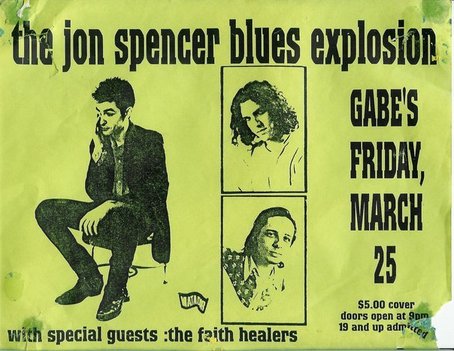 The Jon Spencer Blues Explosion - Gabes Iowa City, IA, US (25 March 1994)