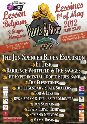 The Jon Spencer Blues Explosion - Roots & Roses Festival, Lessines, Belgium (1 May 2012)
