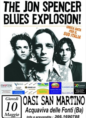 Jon Spencer Blues Explosion - Oasi San Martino, Bari, Italy (10 May 2012)