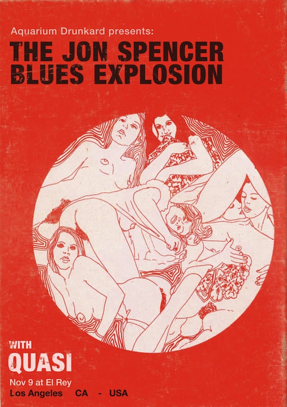 Jon Spencer Blues Explosion - El Rey Theatre, Los Angeles, US (9 November 2012)