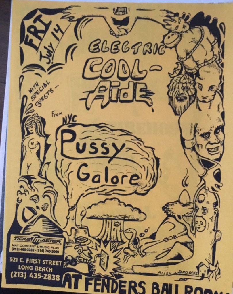 Pussy Galore - Fenders Ballroom, Long Beach, CA, US (14 July 1989)