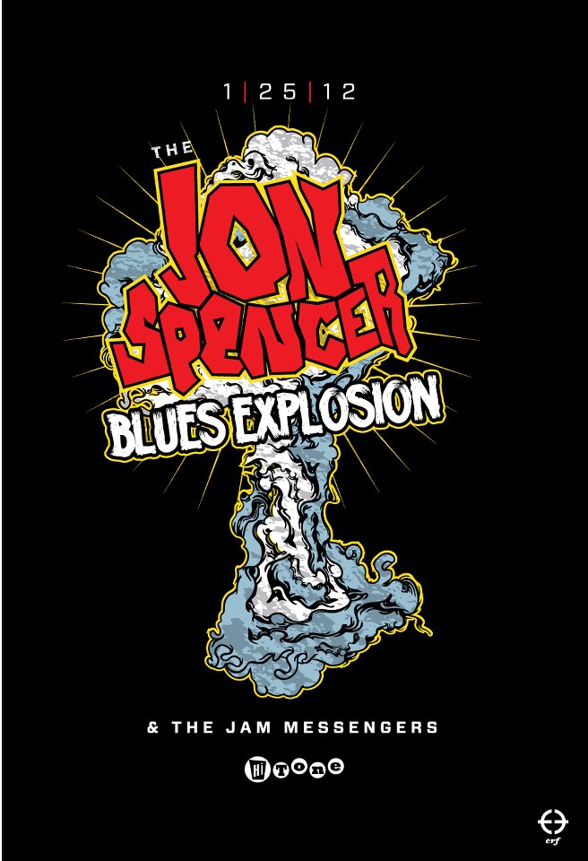 Jon Spencer Blues Explosion - Hi-Tone Cafe, Memphis, TN, US (25 January 2013)