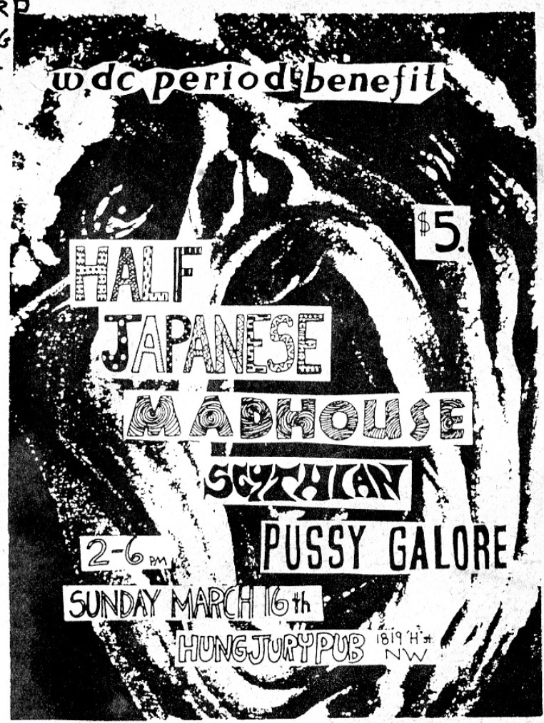 Pussy Galore - Hung Jury Pub, Washington DC, US (16 March 1986)