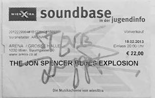 The Jon Spencer Blues Explosion – Arena Wien, Klosterneuburg, Austria (18 February 2013)