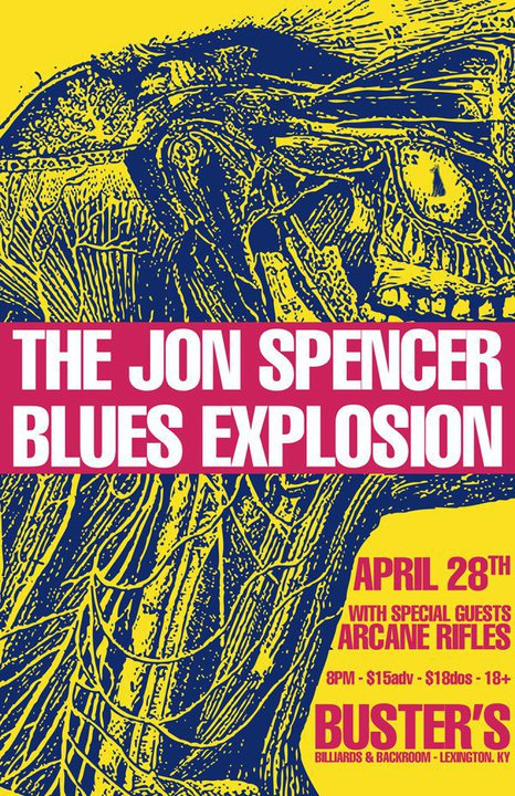 The Jon Spencer Blues Explosion - Buster's Billiards & Backroom, Lexington, KY, US (28 April 2011)
