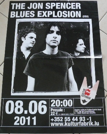 The Jon Spencer Blues Explosion - Kulturfabrik, Luxembourg (8 June 2011)