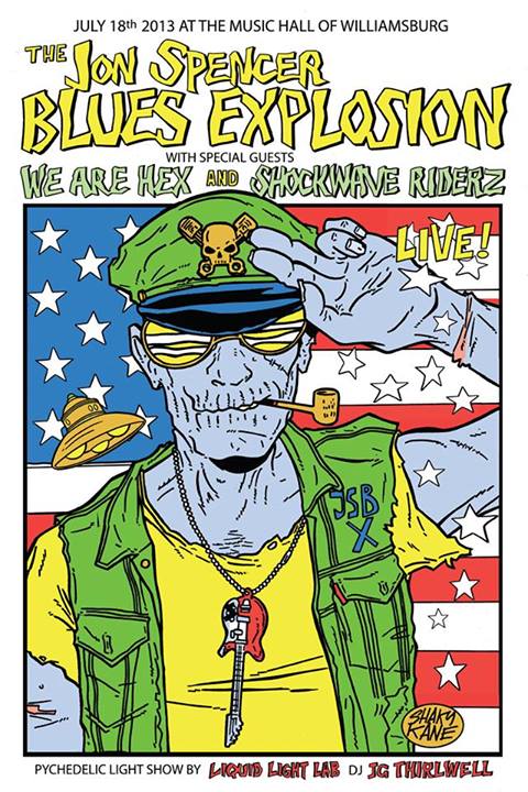 Jon Spencer Blues Explosion – Music Hall of Williamsburg, New York, US (18 July 2013)