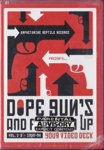 V/A feat. Boss Hog - Dope, Guns and Fucking Up Your Video Deck Vol. 1 - 3: 1990 - 94 (DVD, US)  - Cover