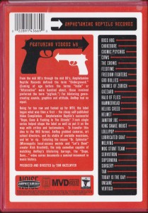 V/A feat. Boss Hog - Dope, Guns and Fucking Up Your Video Deck Vol. 1 - 3: 1990 - 94 (DVD, US) - Rear