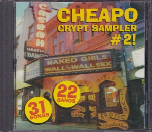 V/A feat. Cheater Slicks - Cheapo Crypt Sampler #2 (CD, US)  - Cover