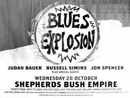Blues Explosion - Shepherds Bush Empire, London, UK (20 October 2004) - Poster