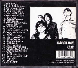 Pussy Galore - Corpse Love (CD, UK) - Rear