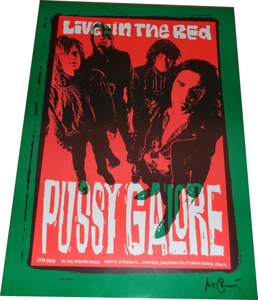 Pussy Galore – Live: In The Red [#2]  (POSTER, US)