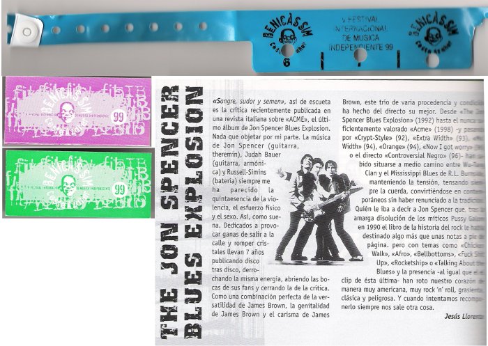 Jon Spencer Blues Explosion - Benicassim, Spain (8 August 1999)