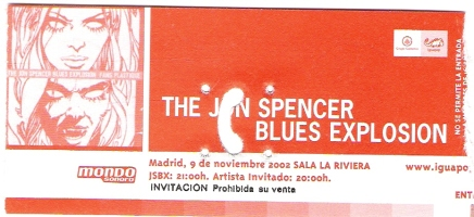 The Jon Spencer Blues Explosion - La Riviera, Madrid, Spain (9 November 2002)