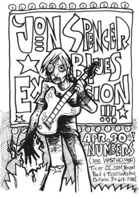 The Jon Spencer Blues Explosion - Numbers, Houston, TX, US (30 April 2002)