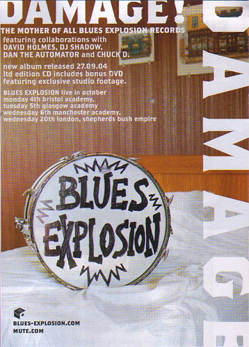 Blues Explosion - Damage Tour Dates (October 2004)