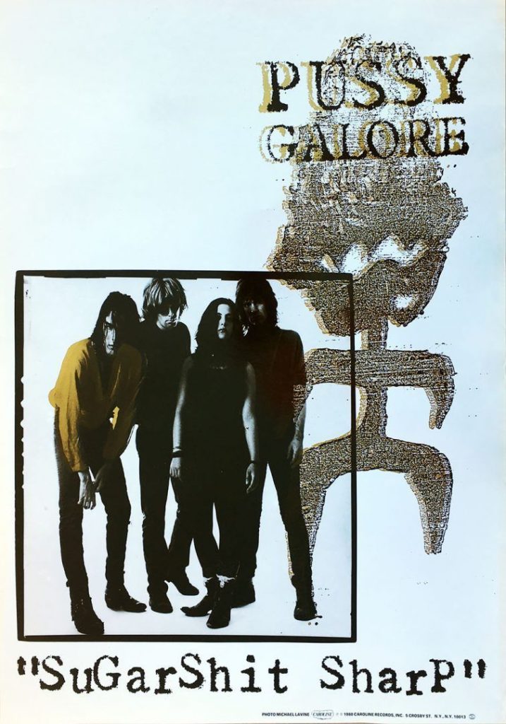 Pussy Galore - Sugarshit Sharp (POSTER, US)