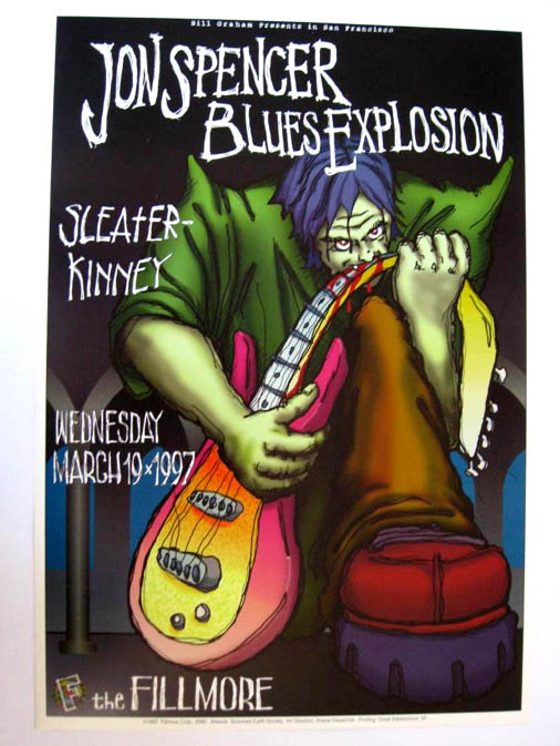 Jon Spencer Blues Explosion - The Fillmore, San Francisco, US (19 March 1997)