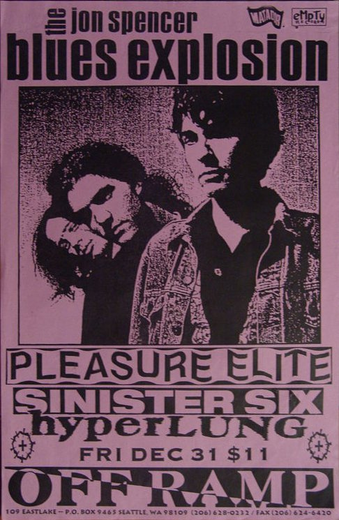 The Jon Spencer Blues Explosion - Off Ramp, Seattle, WA, US (31 December 1993)