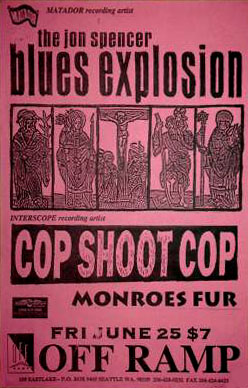 The Jon Spencer Blues Explosion - Off Ramp, Seattle, WA, US (25 June 1993)