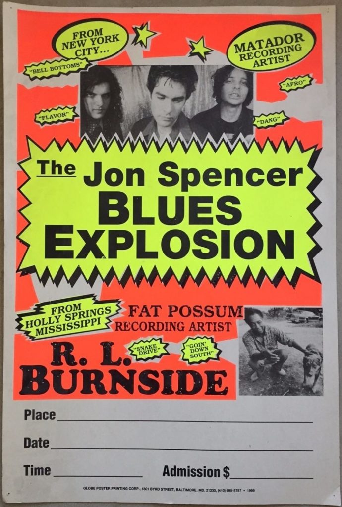 The Jon Spencer Blues Explosion - Generic Tour Poster (1995)