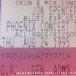 The Phoenix, Toronto, ON, Canada (24 August 1995)