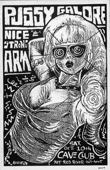 Pussy Galore - Cave Club, Austin, TX, US (10 October 1987)