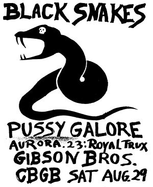 Pussy Galore - CBGB, Manhattan, New York, US (29 August 1987)