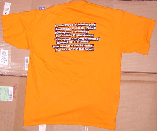 The Jon Spencer Blues Explosion - "Reese's Style" Logo (SHIRT, UK) - Front