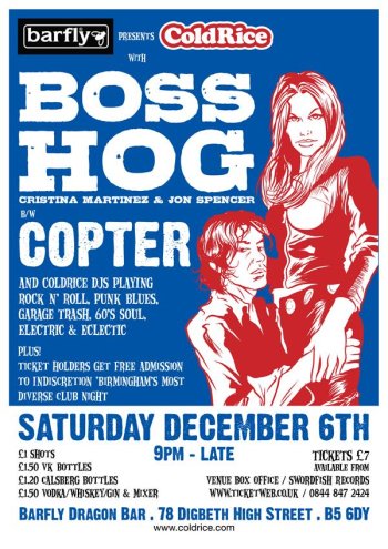 Boss Hog - Barfly Dragon Bar, Birmingham, UK (6 December 2008)