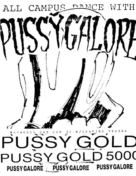 Pussy Galore - Maxwell's, Hoboken, NJ, US (31 January 1987)