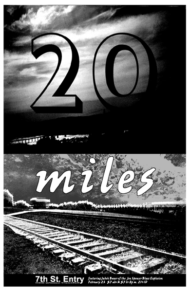 20 Miles - 7th Street Entry, Minneapolis, MN, US (23 February ????)