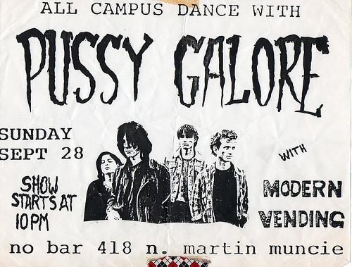 Pussy Galore - 418 N. Martin Street, Muncie, IN, US (28 September 1986)