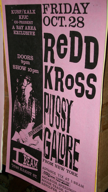 Pussy Galore - The I-Beam, San Francisco, CA, US (28 October 1988)