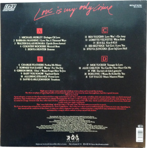 V/A feat. Gibson Bros. – Love Is My Only Crime (2xLP, GERMANY) - Rear