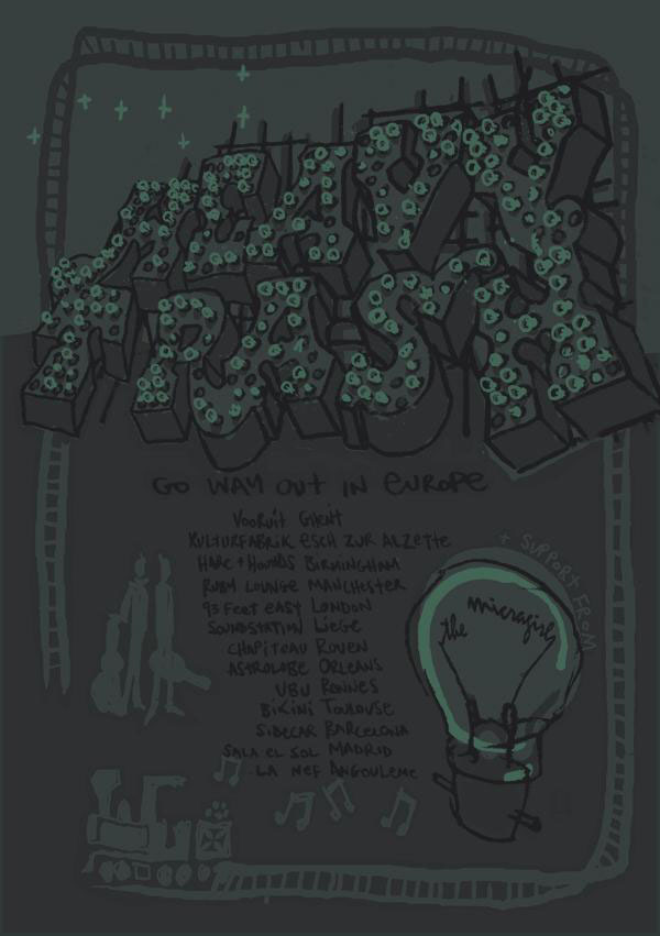 Heavy Trash / The Micragirls - European Tour (POSTER, EUROPE)