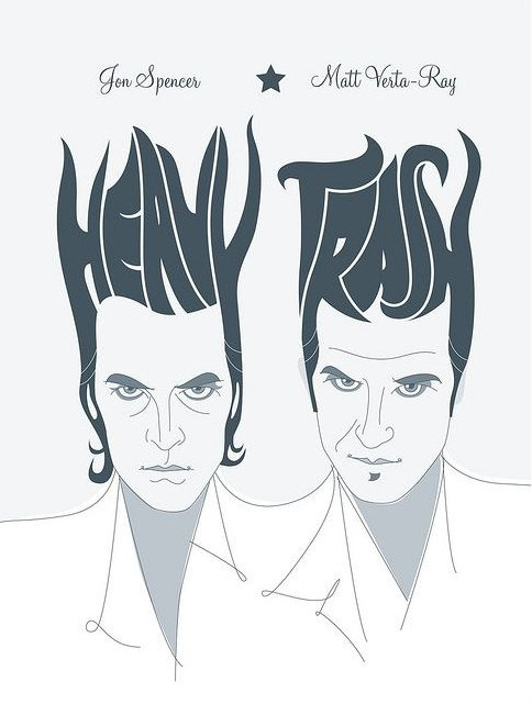 Heavy Trash - Tour (POSTER, UK/US/CHILE)