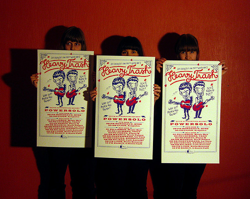 Heavy Trash - April / May Tour 2008 (POSTER, EUROPE)