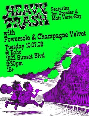 Heavy Trash - Echo, Los Angeles, CA, US (7 October 2008)