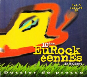 V/A feat. The Jon Spencer Blues Explosion 10 eme Eurock Eennes De Belfort: Dossier De Presse (CD, FRANCE) - Cover