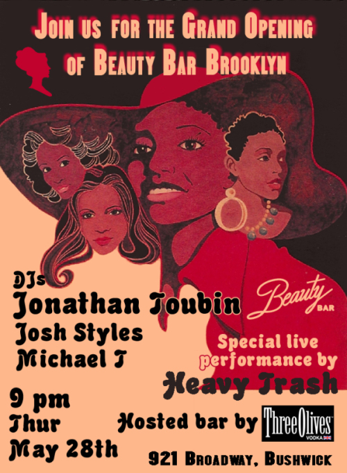 Heavy Trash - Beauty Bar, Brooklyn, New York, US (28 May 2009) - Poster