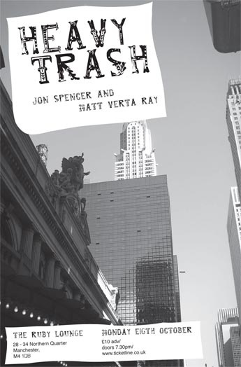 Heavy Trash - The Ruby Lounge, Manchester, UK (8 October 2007)