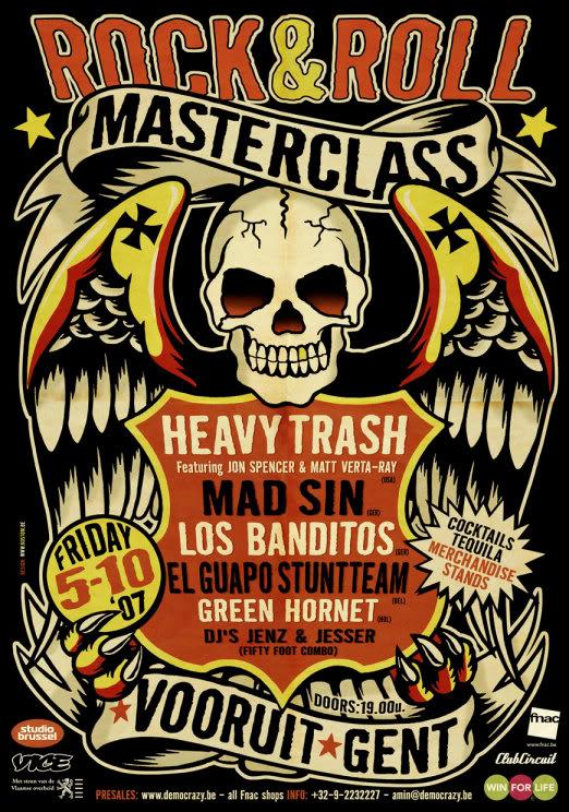 Heavy Trash - Rock & Roll Masterclass, Vooruit, Gent, Belgium (5 October 2007)