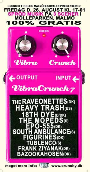 Heavy Trash - VibraCrunch 7, Molleparken, Malmo, Sweden (26 August 2005)