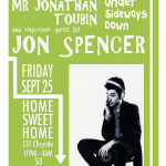 Jon Spencer - New York Night Train (POSTER, US) 2009.09.25